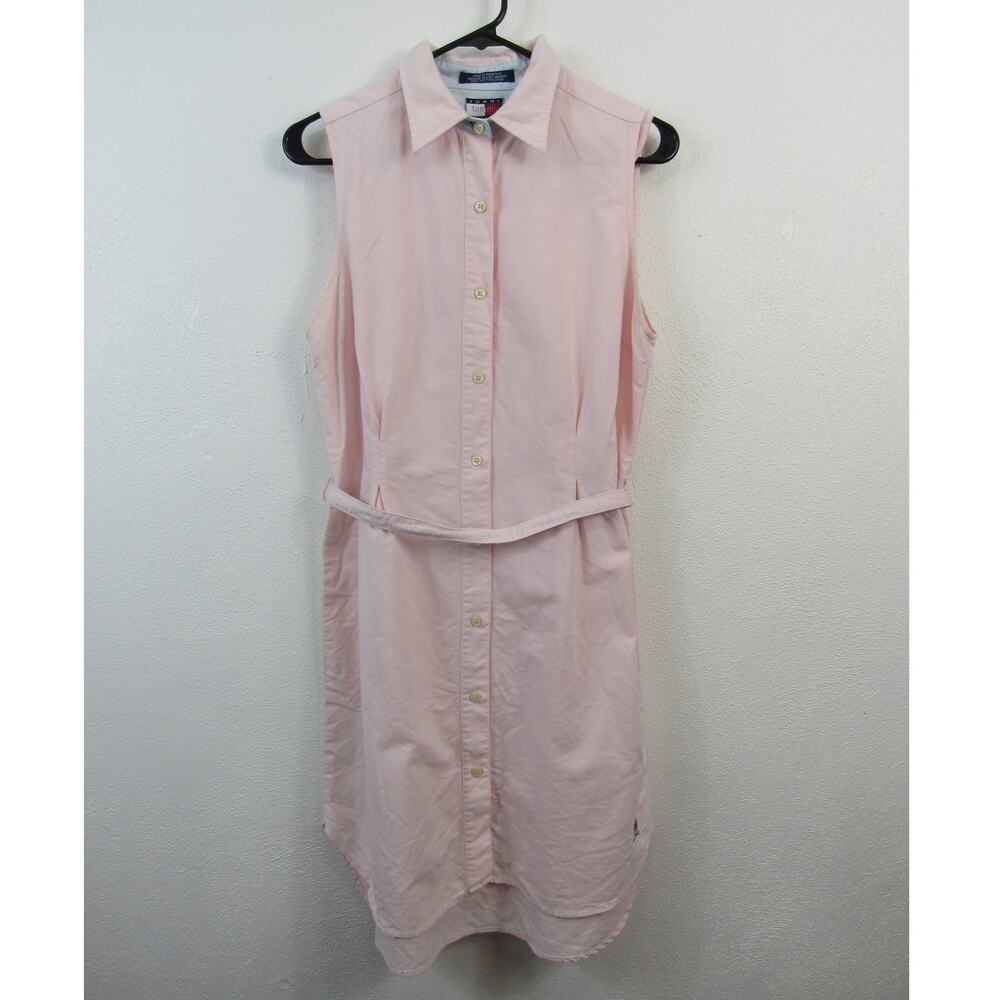 Tommy Hilfiger Light Pink Sleeveless Shirt Dress
